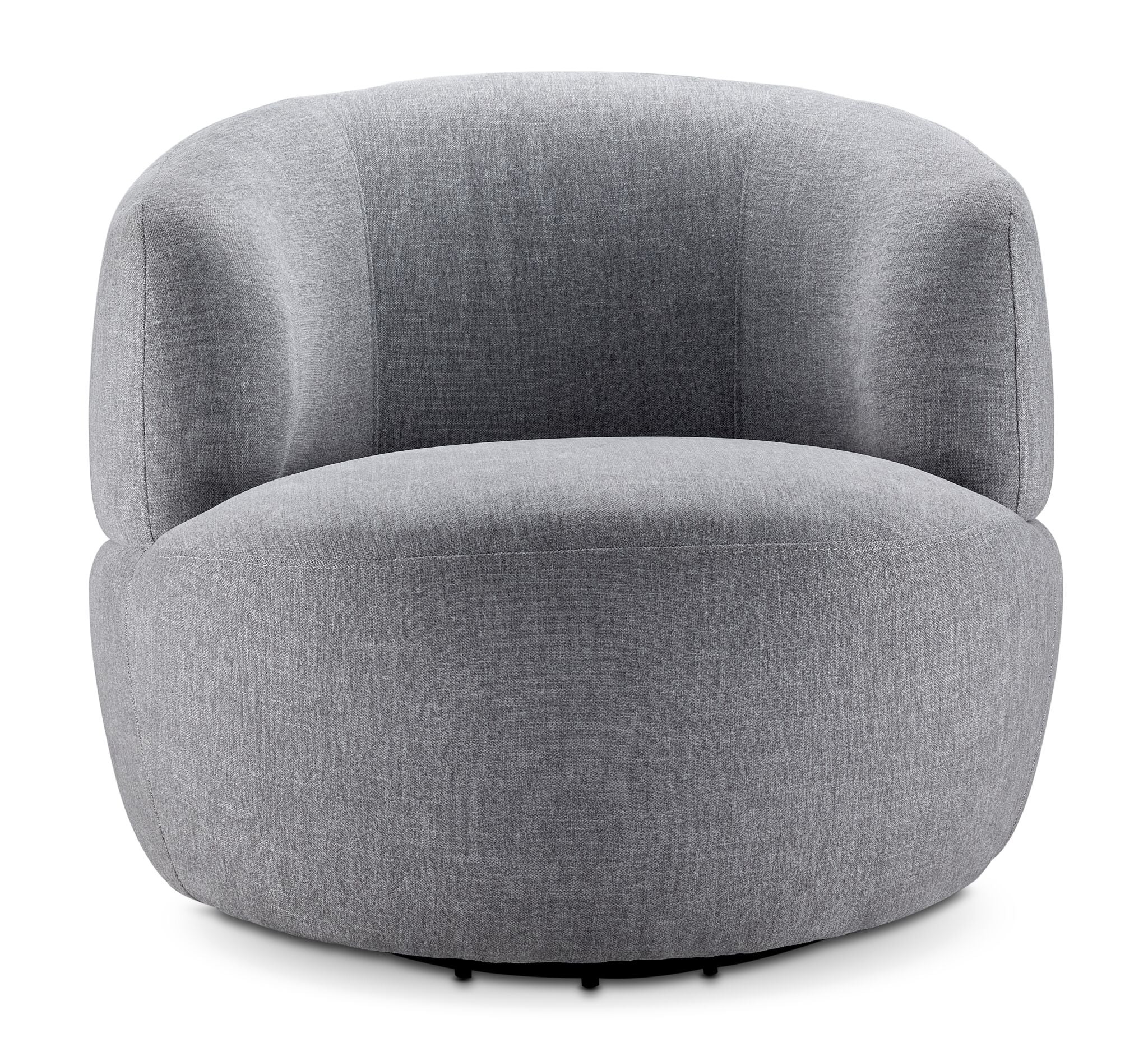 Myra Swivel Accent Chair - Grey