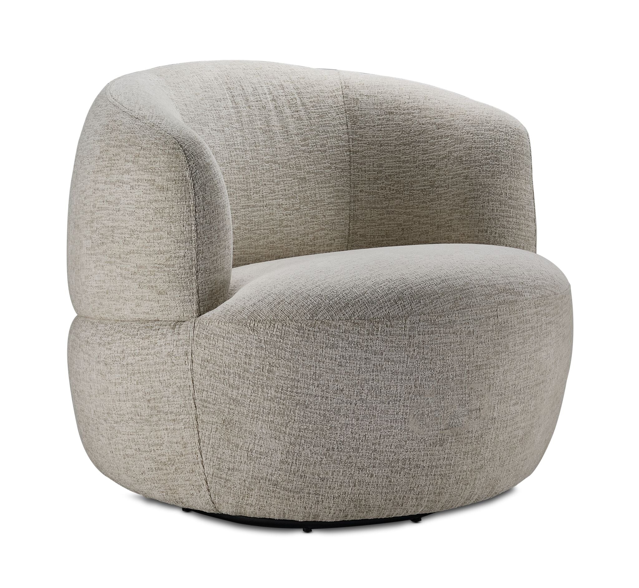 Myra Swivel Accent Chair - Brown
