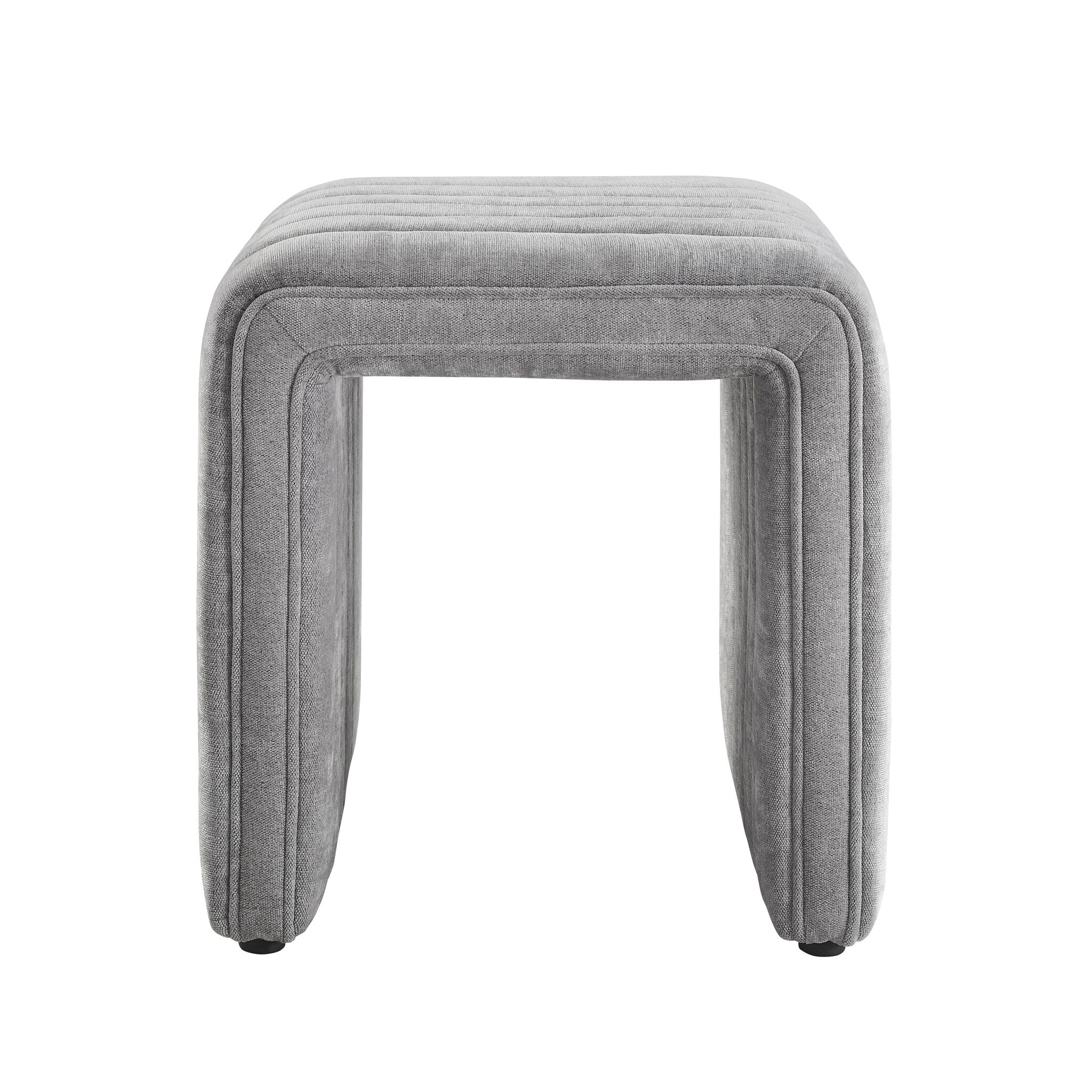 Nelas Ottoman - Light Grey