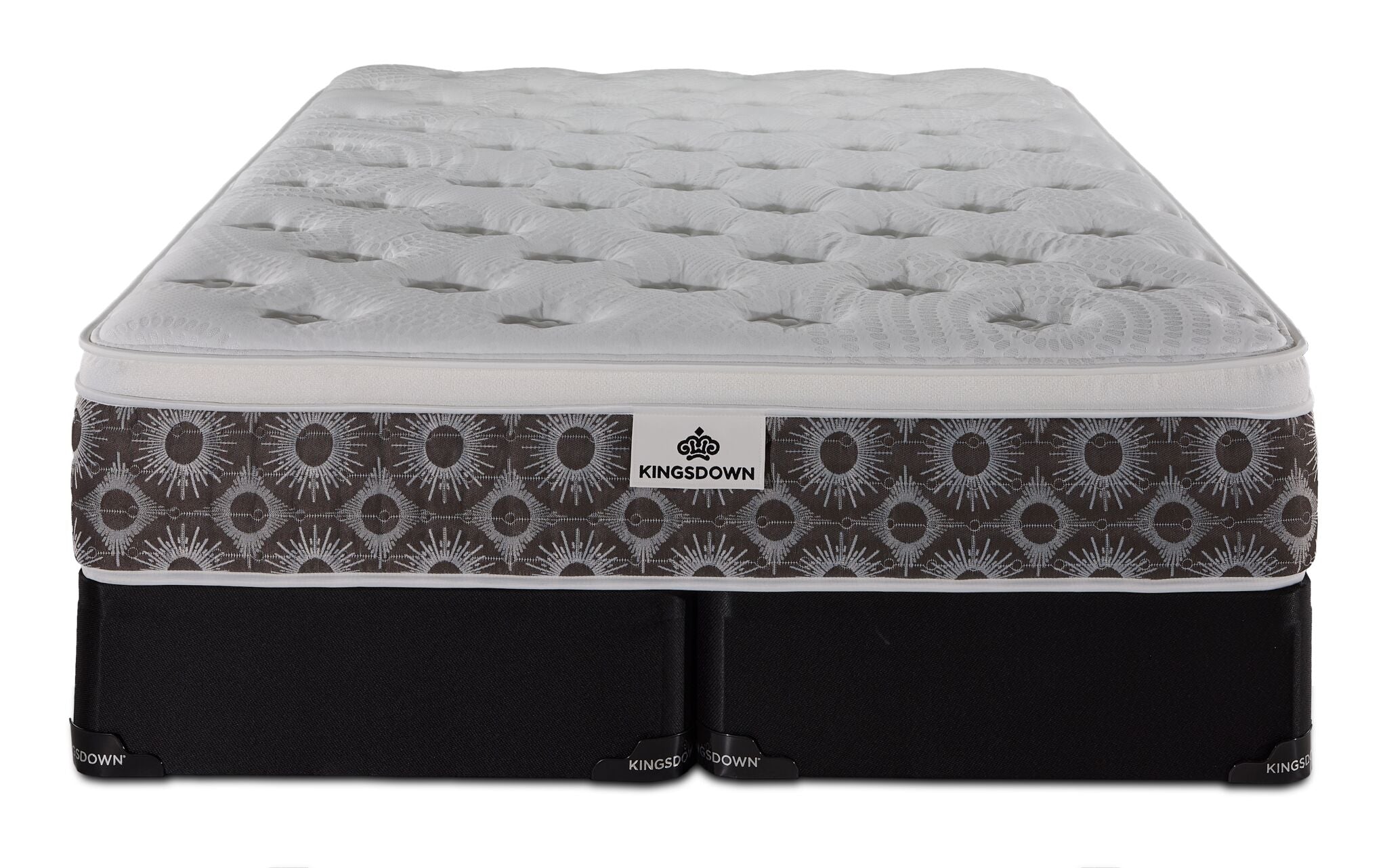 Kingsdown Nerissa Plush Euro Top Queen Mattress and Split Boxspring Set