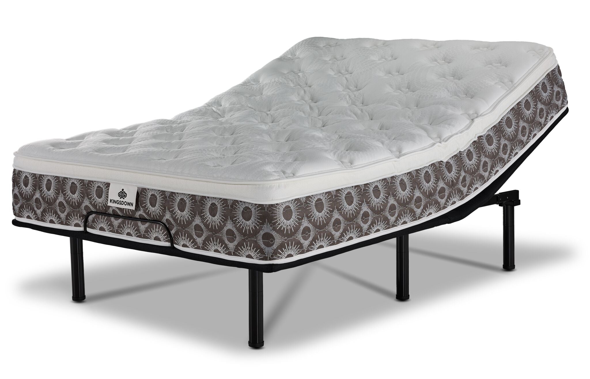 Kingsdown Nerissa Plush Euro Top Queen Mattress and L2 2.0 Adjustable Base