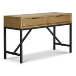 Feeling Connected - Newport 52" Sofa Table - Oak and Black