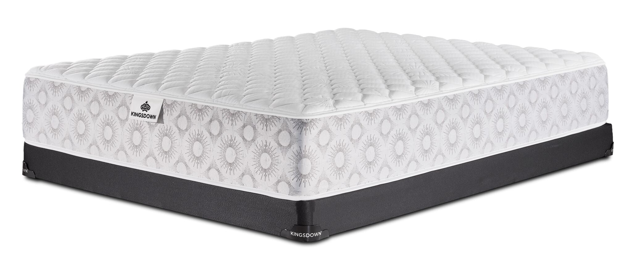 Kingsdown Odessa Firm Tight Top Full Mattress and Low Profile Boxspring Set