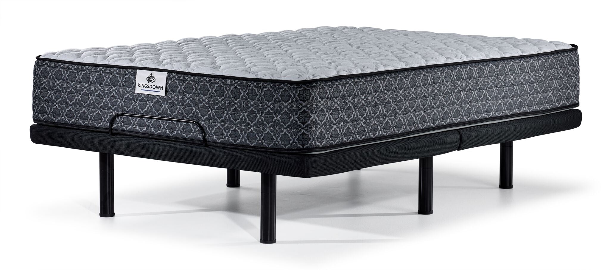 Kingsdown Oxford Firm Tight Top King Mattress and L2 Motion Pro Adjustable Base