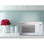 Panasonic White Countertop Microwave with Genius Sensor (1.3 Cu.Ft.) - NNSG656WC