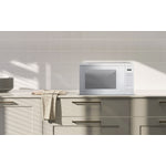 Panasonic White Countertop Microwave with Genius Sensor (1.3 Cu.Ft.) - NNSG656WC