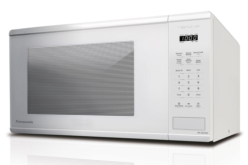 Panasonic White Countertop Microwave with Genius Sensor (1.3 Cu.Ft