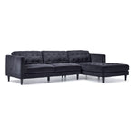 Paragon 2-Piece Sectional with Right-Facing Chaise - Charcoal