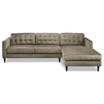 Paragon 2-Piece Sectional with Right-Facing Chaise - Taupe