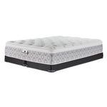 Kingsdown Paxton Medium Euro Top Queen Mattress and Split Low Profile Boxspring Set