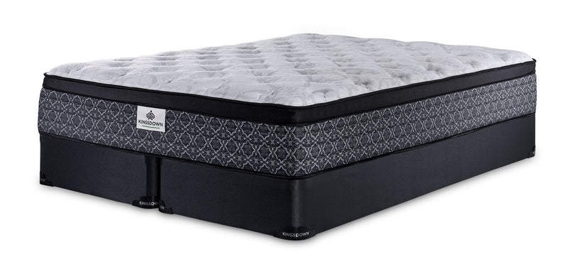 Kingsdown Percy Medium Euro Top King Mattress and Split Boxspring