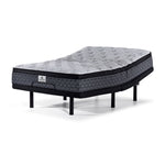 Kingsdown Percy Medium Euro Top Queen Mattress and L2 Motion Pro Adjustable Base