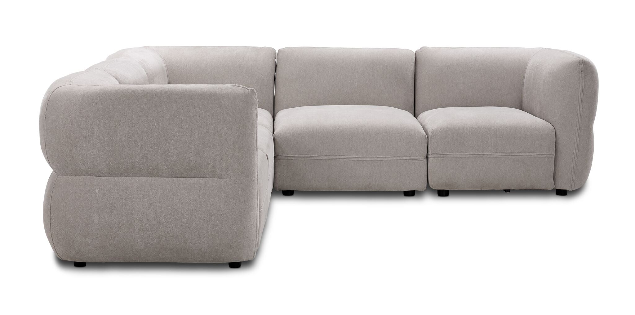 In Full Bloom - Porto 5-Piece Modular Sectional - Taupe