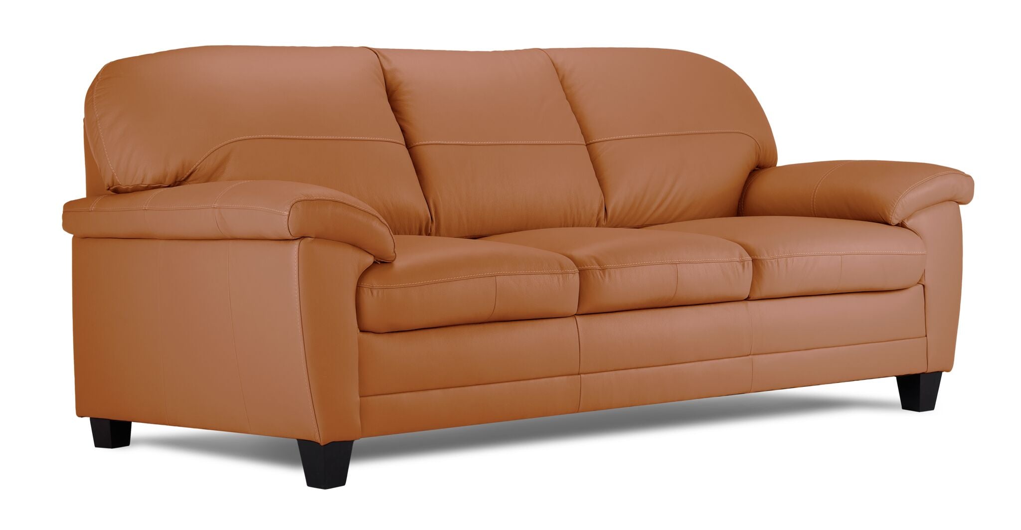 Raphael Leather Sofa - Saddle