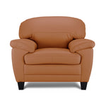 Raphael Leather Chair - Saddle