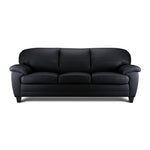 Raphael Leather Sofa - Raven
