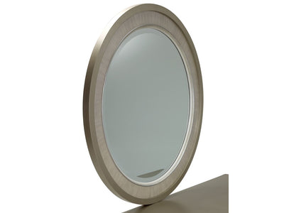 Reece Round Mirror - Silver Grey