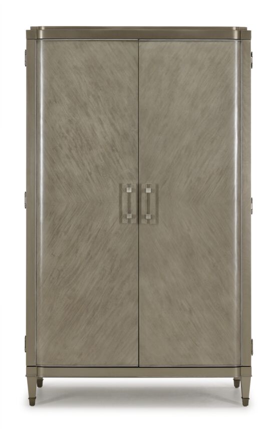Reece Armoire - Silver Grey