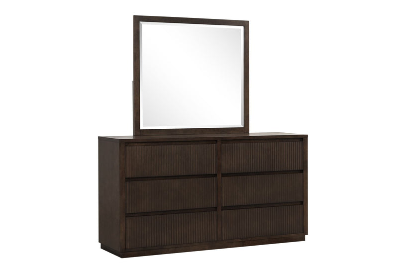 Reed 6-Drawer Dresser - Dark Walnut | Leon's