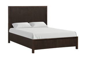 Reed 3-Piece Queen Storage Bed - Dark Walnut