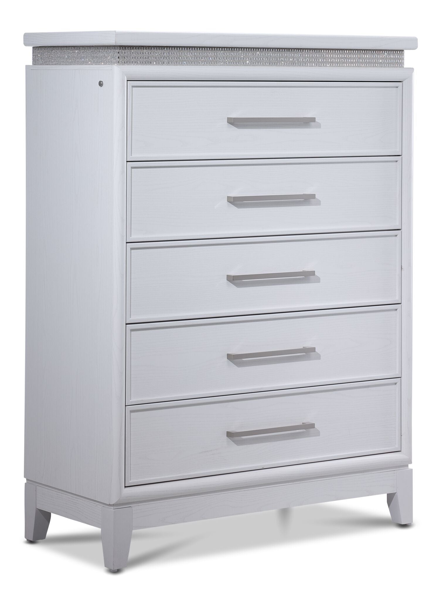 Reflections 5-Drawer Chest - White