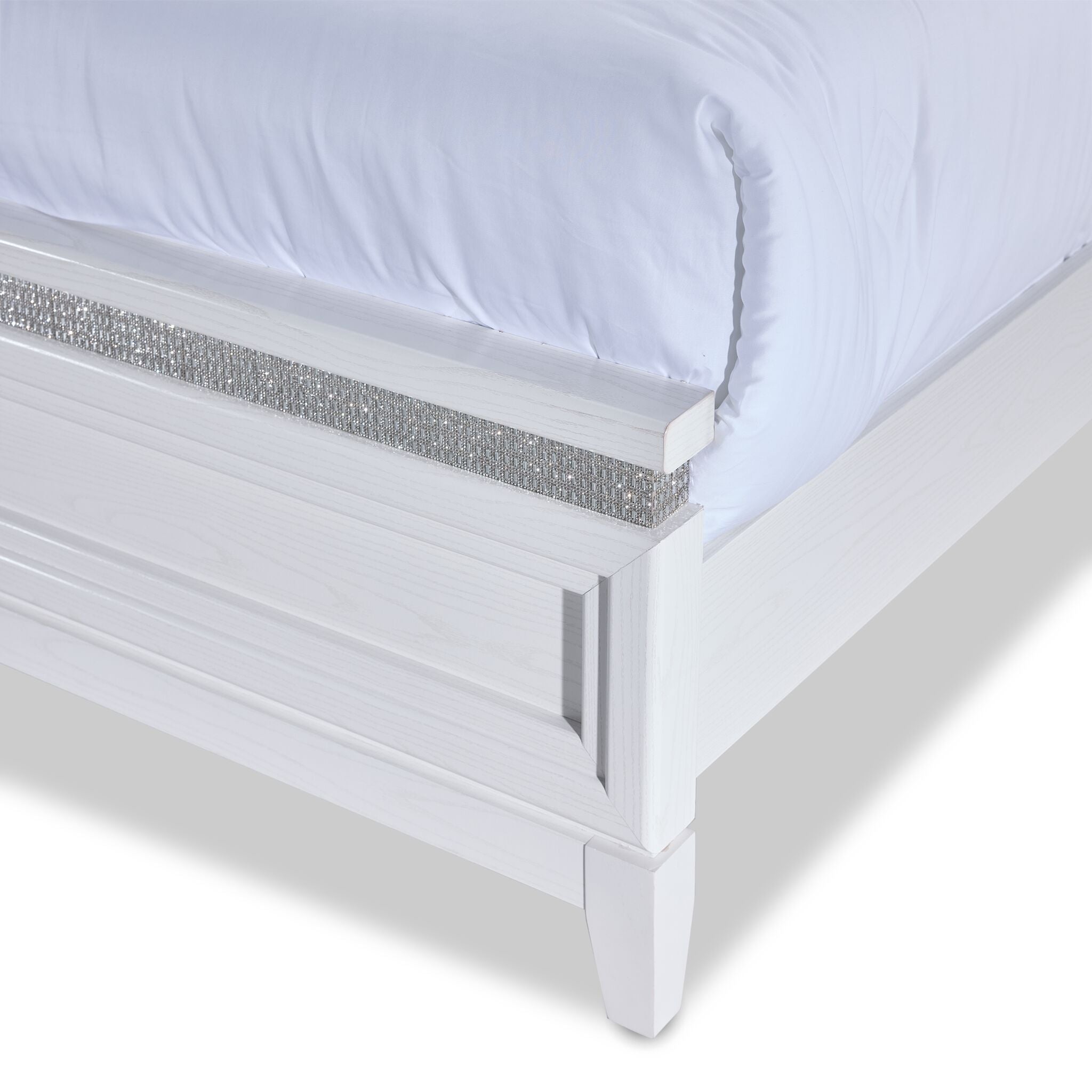 Reflections 3 - Piece King Bed - White