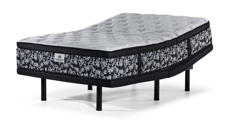 Kingsdown Regalia King Euro Top Firm Mattress and L2 Motion Pro