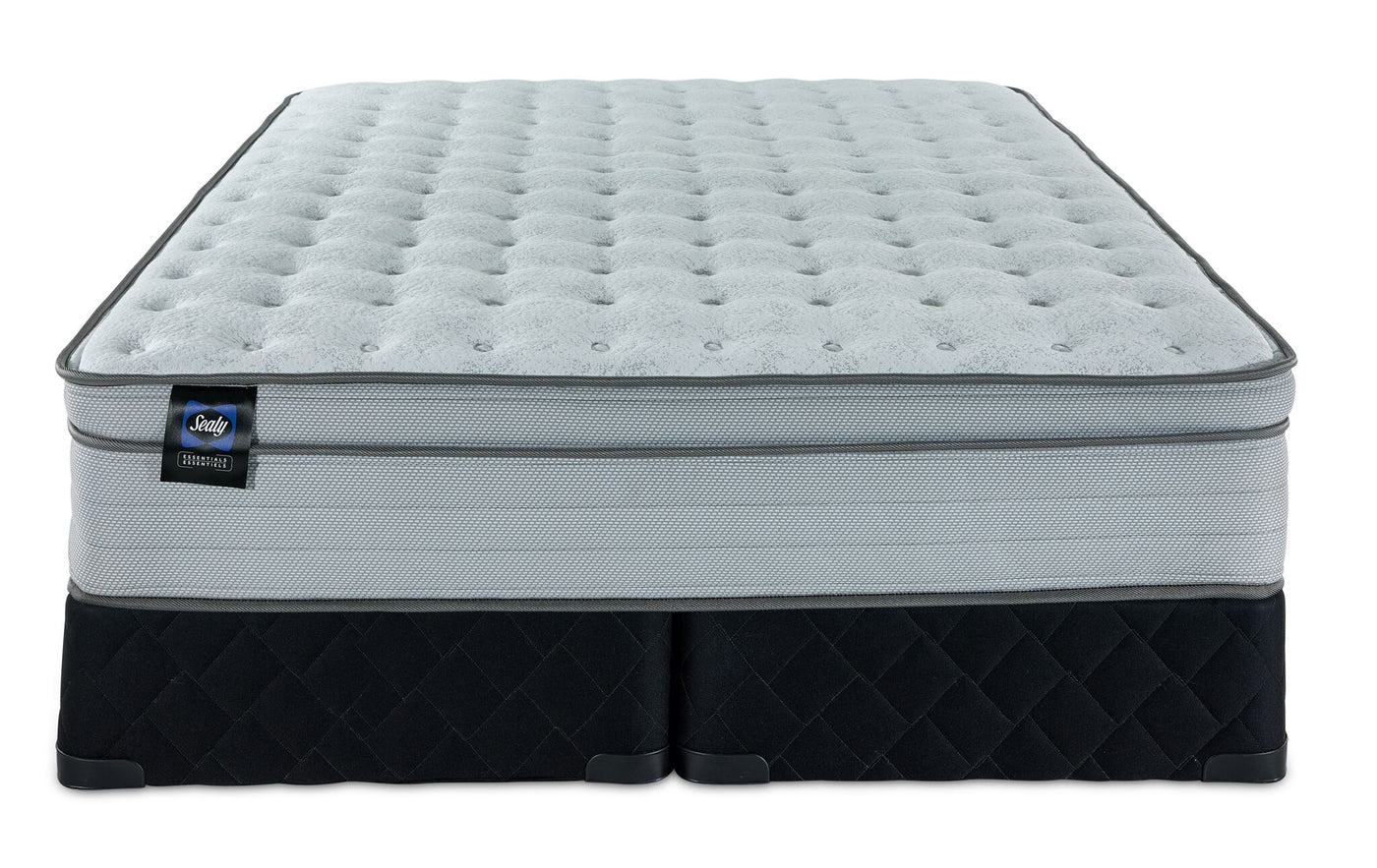 Sealy® Essentials Remy II Firm Eurotop King Mattress and Split Boxspring