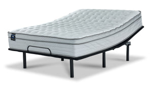 Sealy® Essentials Remy II Firm Eurotop King Mattress and L2 Motion Adjustable Base 2.0