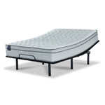 Sealy® Essentials Remy II Eurotop Twin XL Mattress and L2 Motion Adjustable Base 2.0