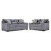 Mackay Sofa and Loveseat Set - Grey
