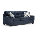 Mackay Sofa and Loveseat Set - Blue