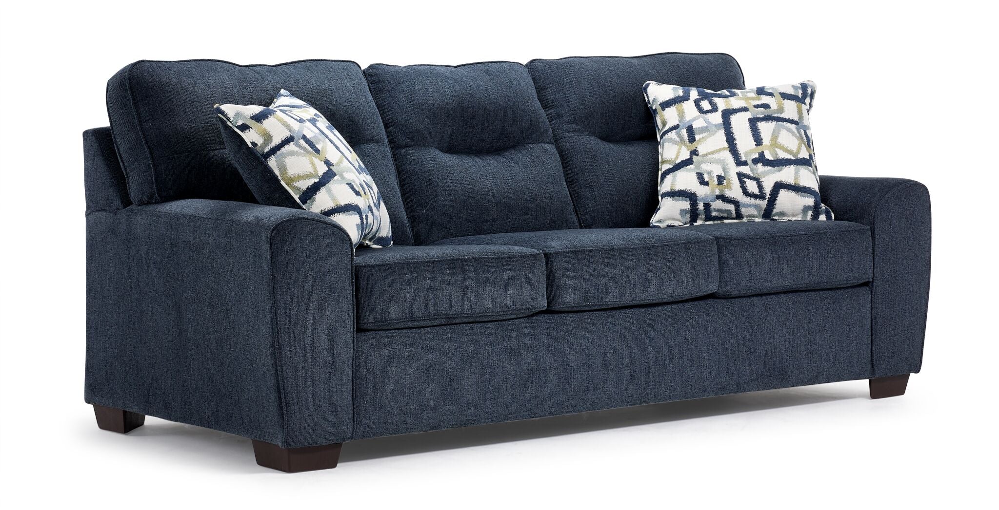Mackay Sofa and Loveseat Set - Blue