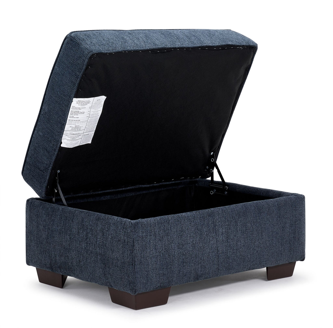 Mackay Storage Ottoman - Blue