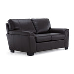 Reynolds Leather Sofa and Loveseat Set - Coffee