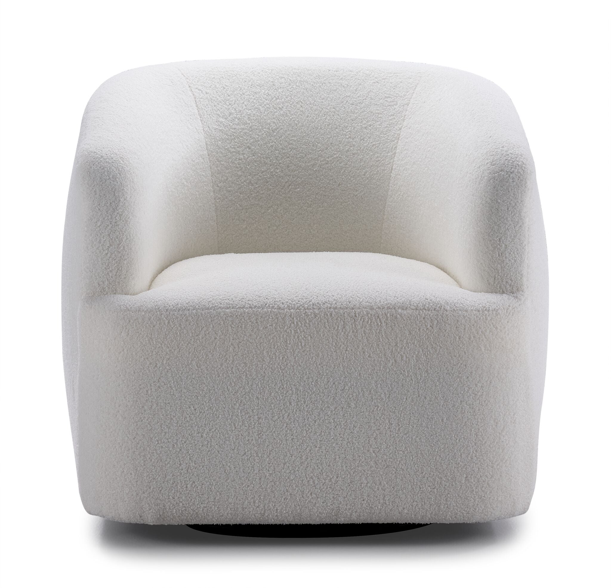 Riley Swivel Accent Chair - White