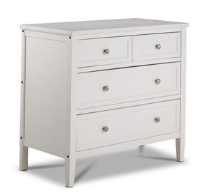 Delta Children Saint 3 Drawer Dresser- Bianca White