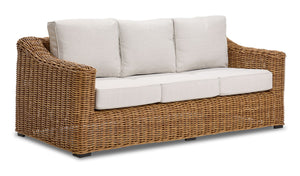 Salina Outdoor Sofa - Brown