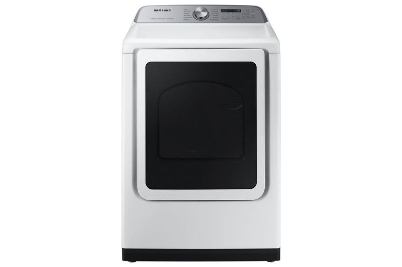 Samsung White Electric Smart Dryer with Steam Dry (7.4 Cu.Ft