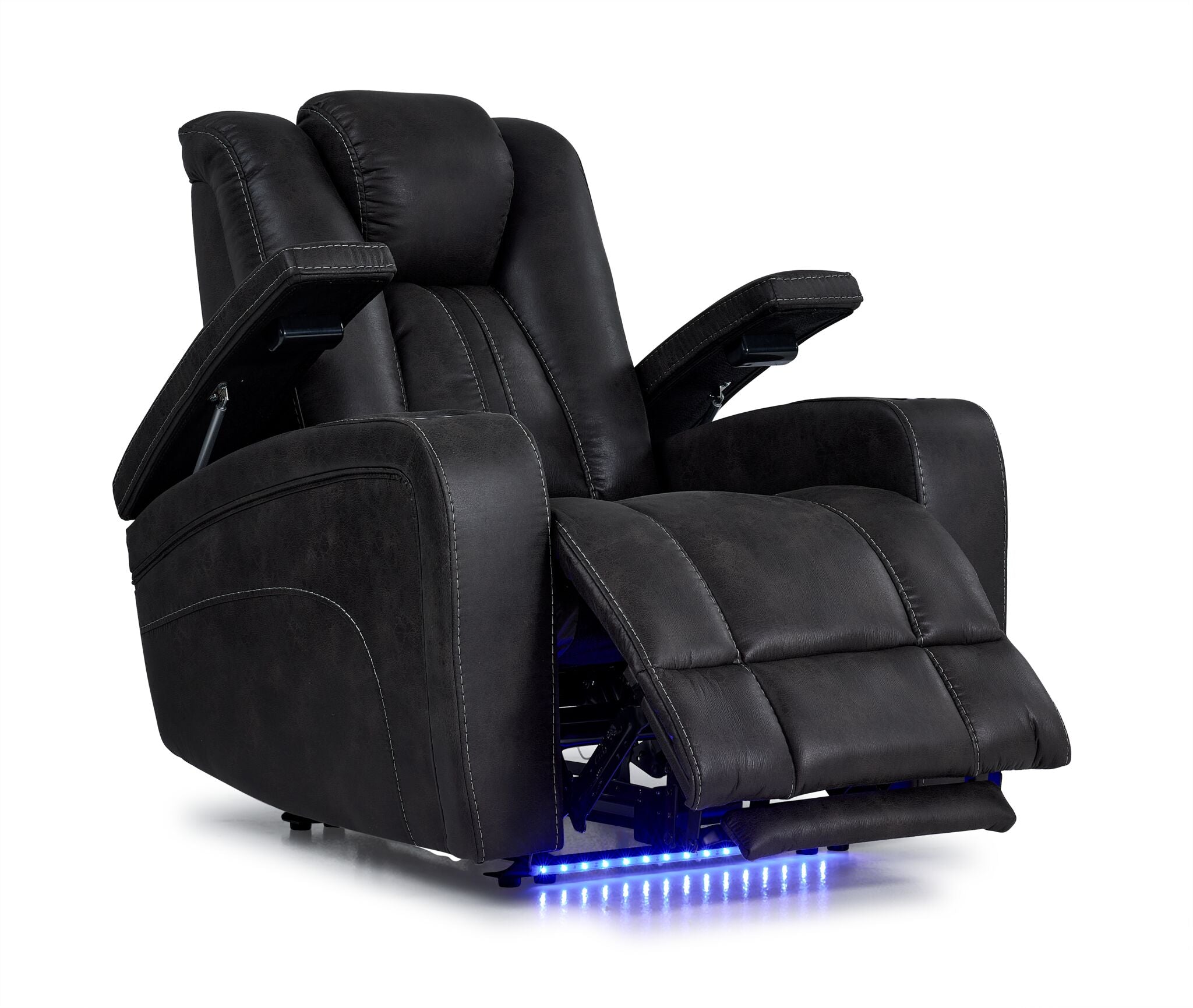 San Antonio Dual Power Recliner - Grey