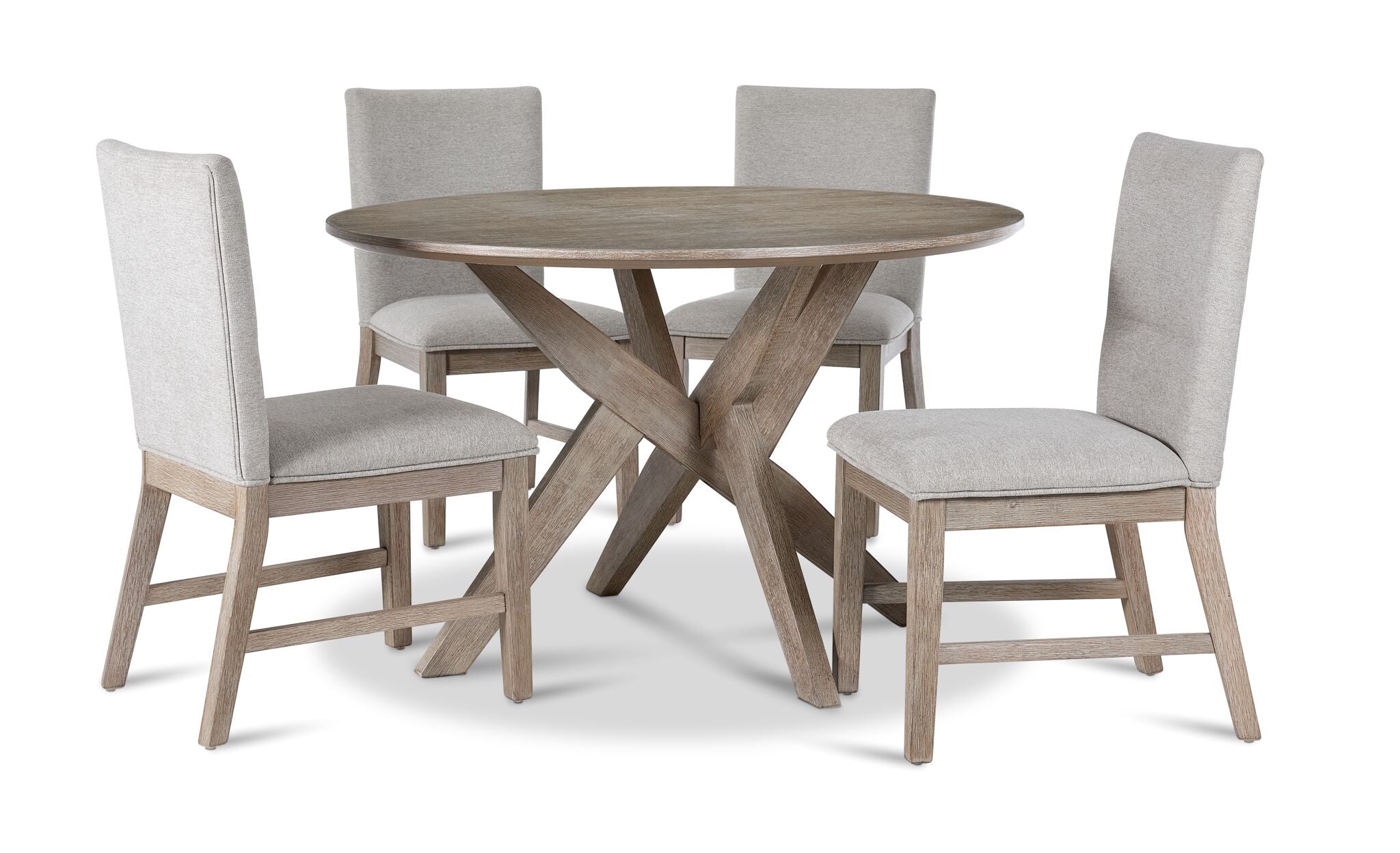 Sassari 5-Piece Dining Set - Taupe, Beige