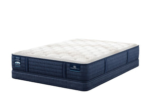 Serta iComfort PRO Scotland Plush King Mattress and Low Profile Split Boxspring Set