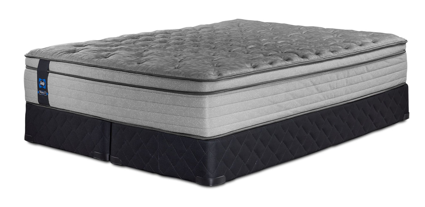 Sealy Posturepedic® Plus Sterling Artemis Euro Top Luxury Firm Queen Mattress and Split Boxspring Set
