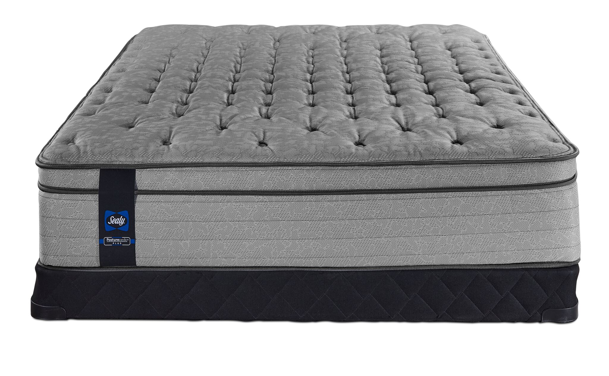 Sealy Posturepedic® Plus Sterling Artemis Euro Top Luxury Firm Twin Mattress and Low Profile Boxspring Set