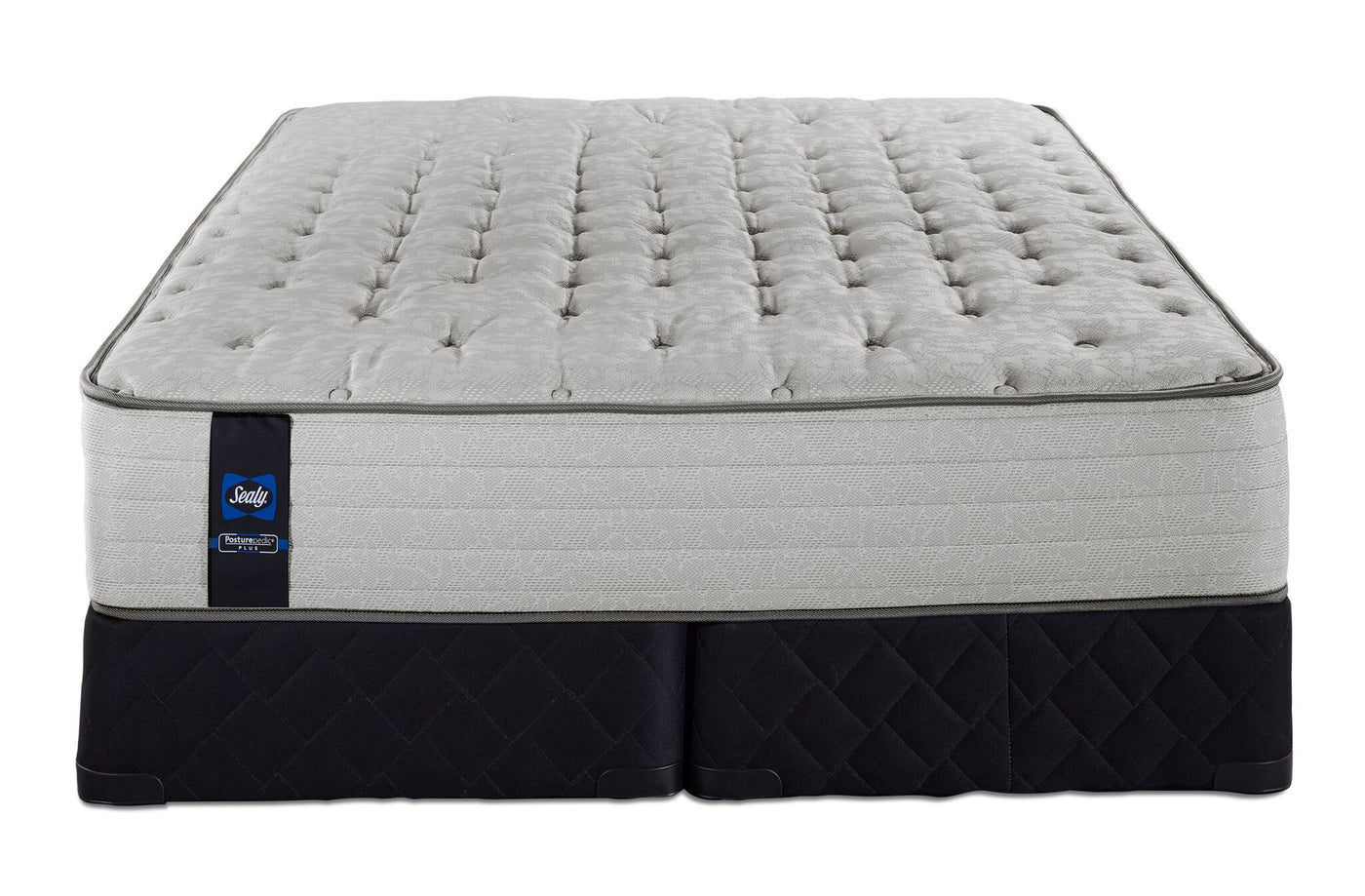 Sealy Posturepedic® Plus Sterling Bowie Tight Top Firm Queen Mattress and Split Boxspring Set