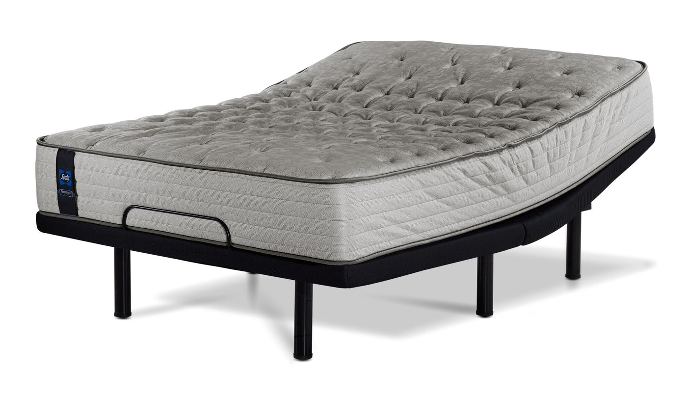 Sealy Posturepedic® Plus Sterling Bowie Tight Top Firm Queen Mattress and L2 Motion Pro Adjustable Base