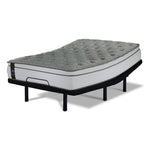 Sealy Posturepedic® Correct Comfort 5 Medium Eurotop Queen Mattress and L2 Motion Pro Adjustable Base