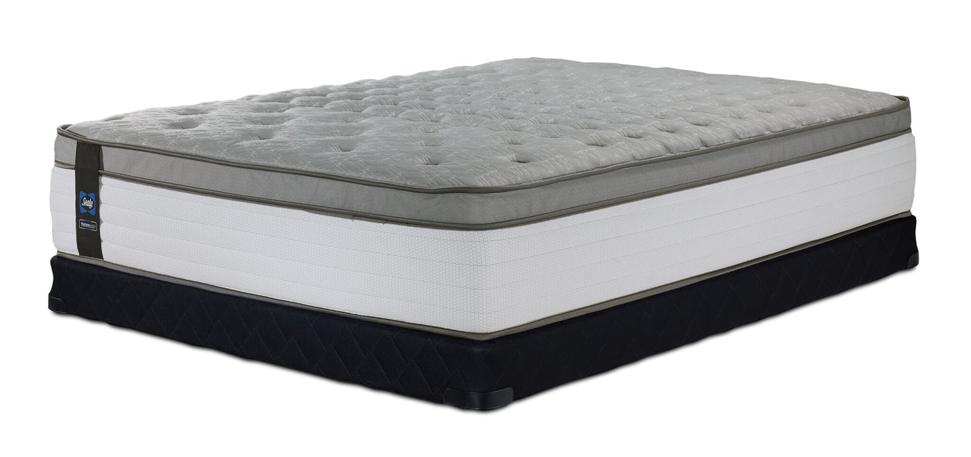 Sealy Posturepedic® Correct Comfort 6 Firm Eurotop Twin Mattress and Low Profile Boxspring Set