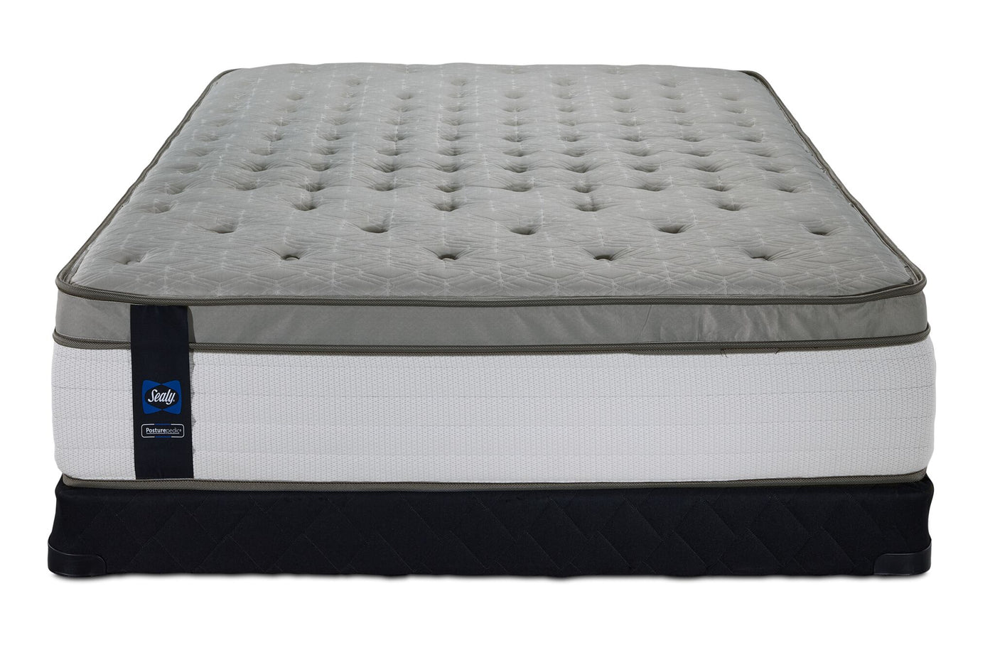 Sealy Posturepedic® Correct Comfort 6 Firm Eurotop Twin Mattress and Low Profile Boxspring Set