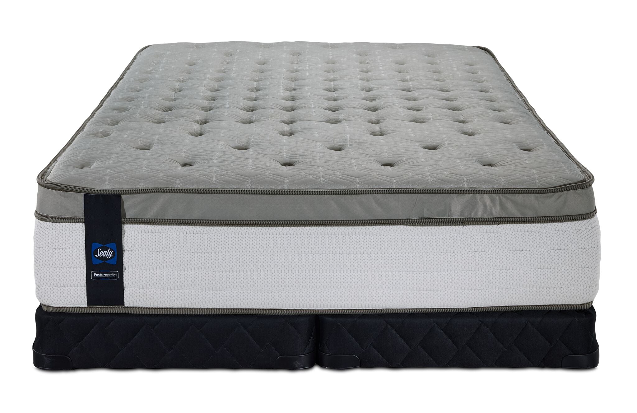 Sealy Posturepedic® Correct Comfort 6 Firm Eurotop King Mattress and Low Profile Split Boxspring Set